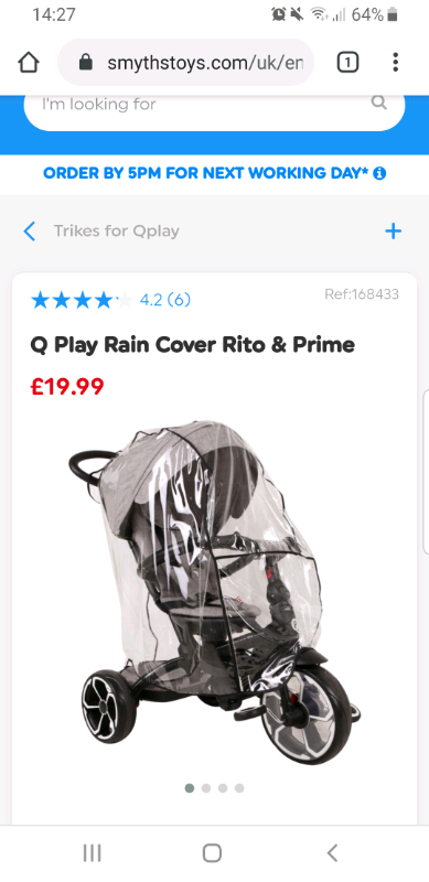 q play trike rain cover